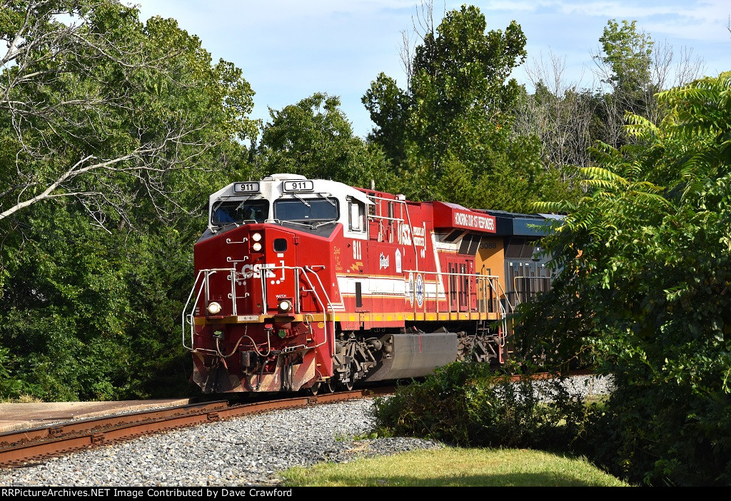 CSX 911 in Gordonsville